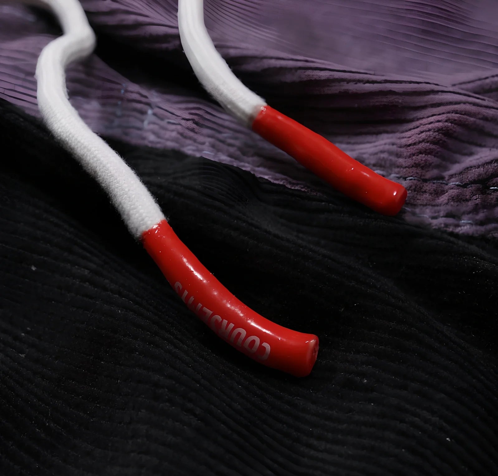 Corduroy straight trousers in colour matching with elastic waist 58-90cm and inseam 92-95cm for leisure