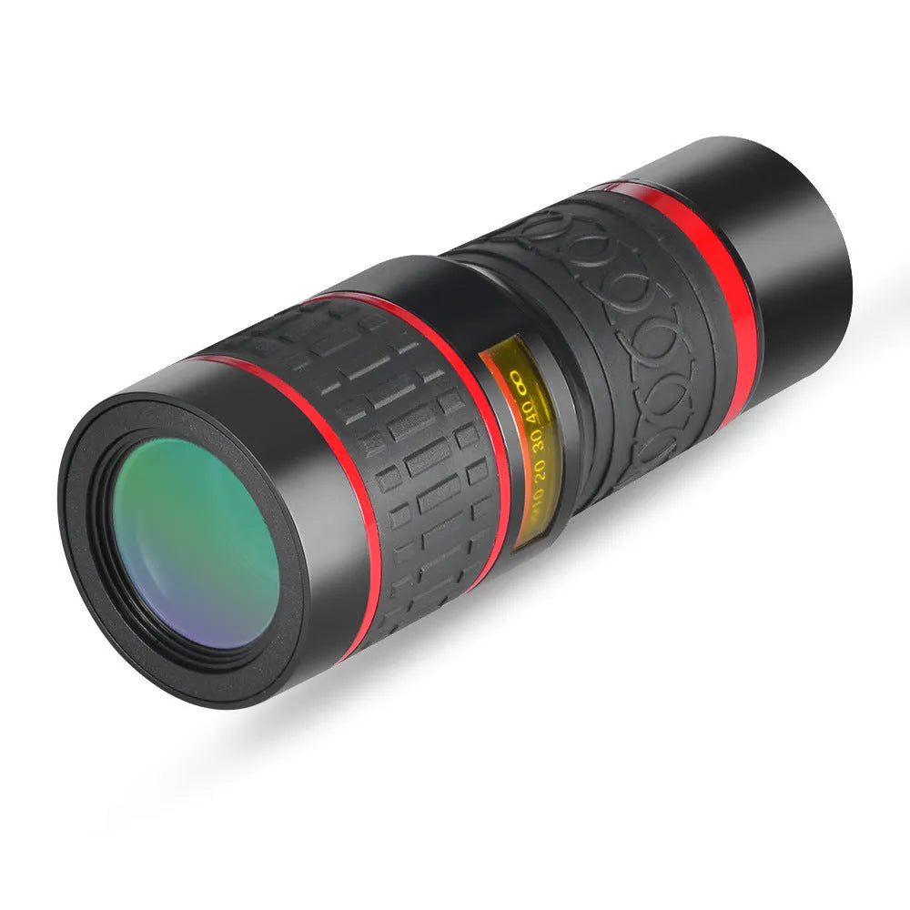 20x smartphone telescope with universal clip mount and optical glass lens for mobile photography