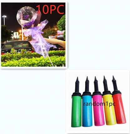 LED luminous balloon rose bouquet in various colors for Valentine's Day decorations