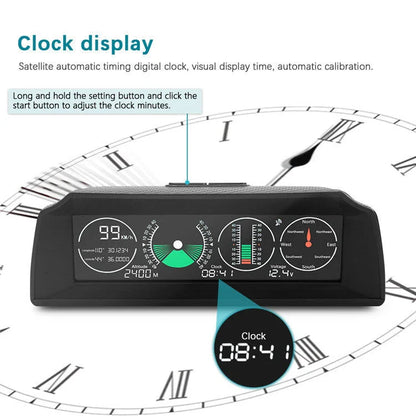 GPS GO 2 Universal Car HUD with carbon fibre body and HD display
