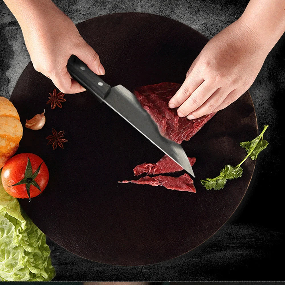 8-inch forging butcher's bone picking knife for precise culinary tasks