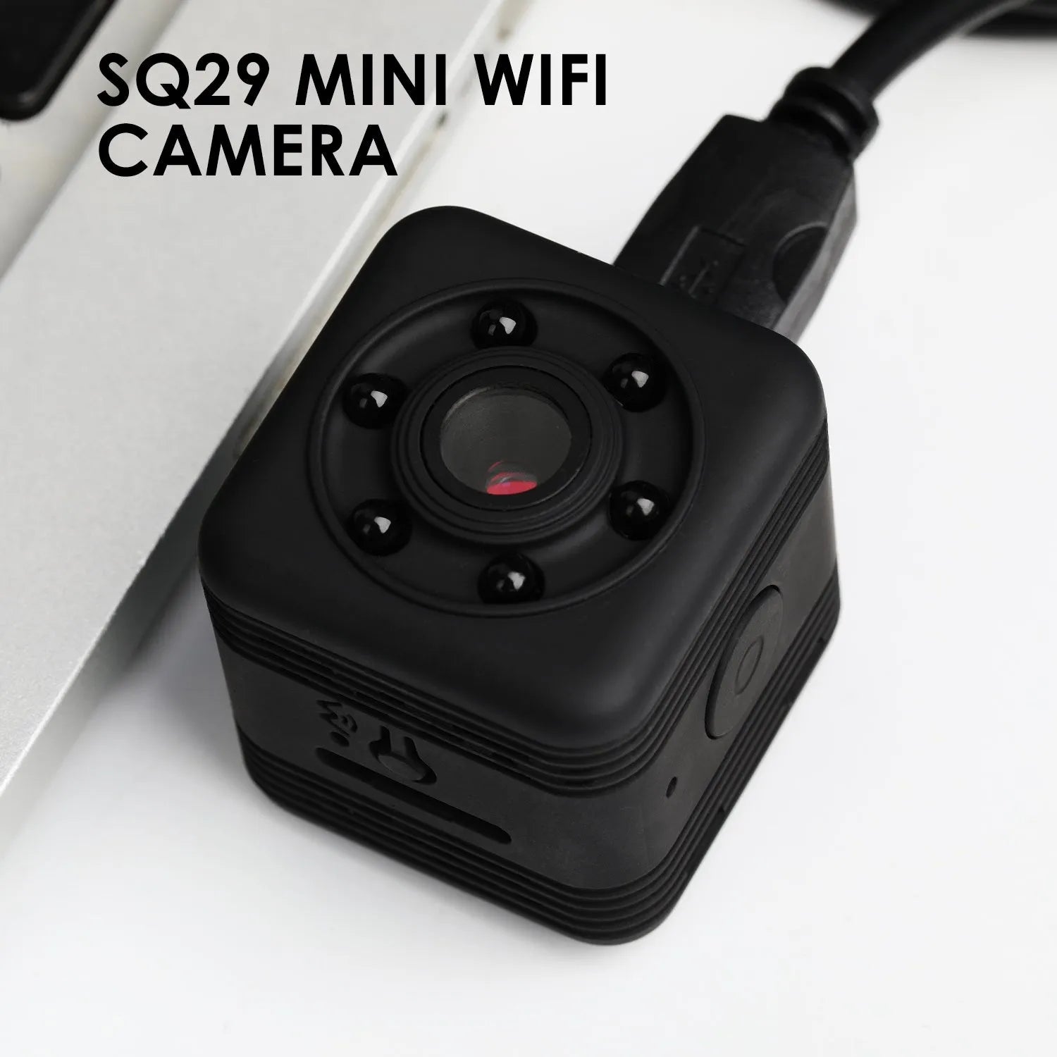 SQ29 waterproof sports camera with MicroUSB port and TF card slot