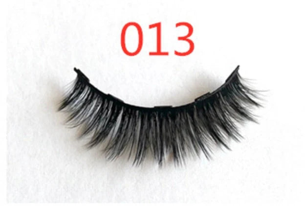 Magnetic false eyelashes set for easy, glue-free application