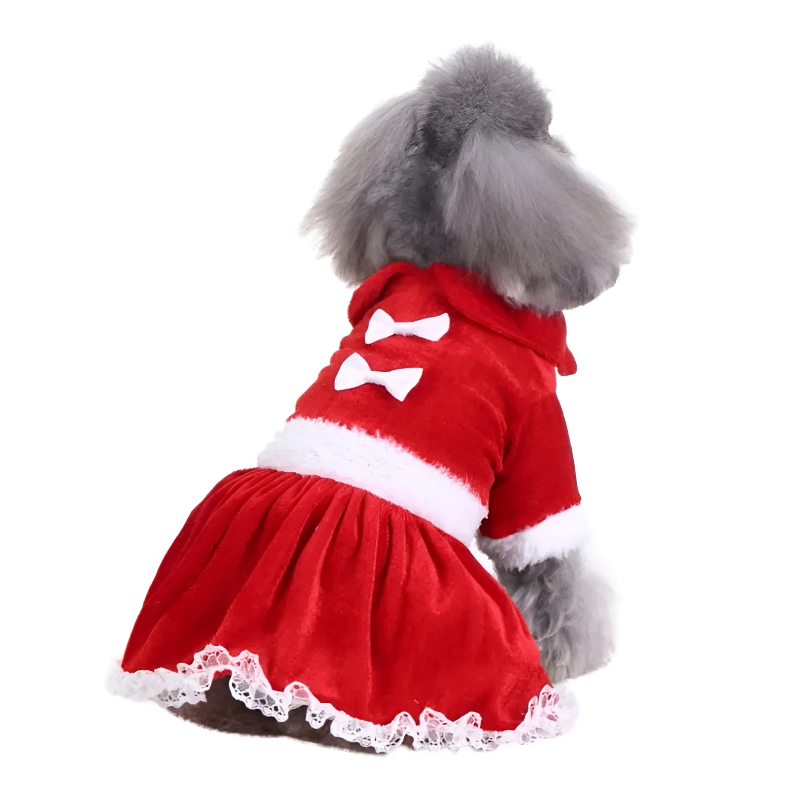 Pet clothes Christmas dog funny polyester costume in European American style, available in multiple colours and sizes S to XL