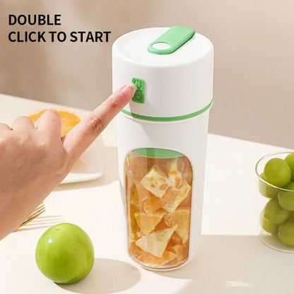 Portable Electric Juicer Blender with USB Charging, Blending Fruits and Vegetables for Healthy Drinks