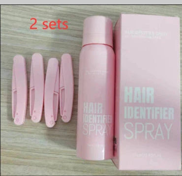 Hair Identifier Spray Set for precise face shaving and skin hydration, 100ml