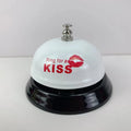 Iron hand bell for classrooms or restaurants in a choice of colours including red, green, and blue