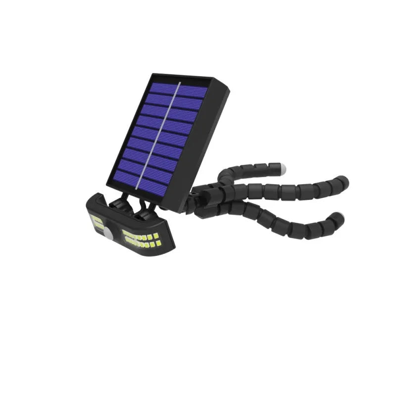 Octopus solar lamp with 40 LED beads, ABS shell, for outdoor courtyard lighting in warm white or pure white light