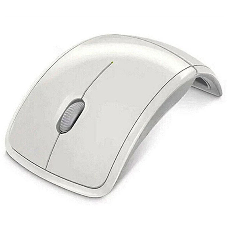 Wireless foldable mouse in various colours, showcasing compact and portable design