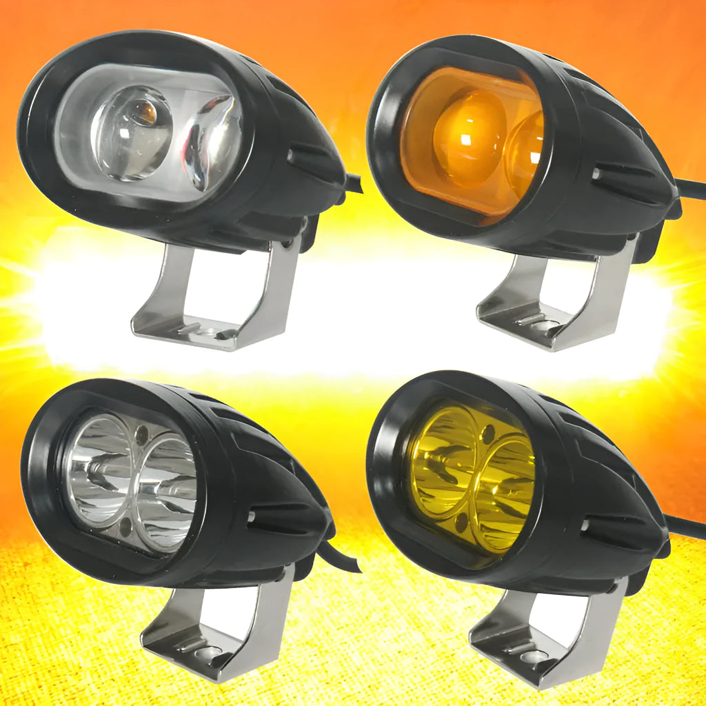 20W elliptical white LED spotlight with aluminium housing for truck forklift motorcycle auxiliary lighting