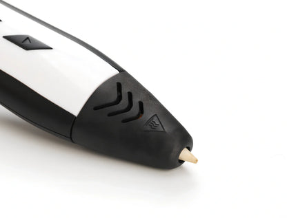 Blue children's 3D printing pen with LCD screen, 188x42x29mm size, 65g weight, 0.7mm nozzle for 1.75mm filaments