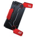 Gamepad smartphone case for iPhone models with controller grip design in black, red and silver options