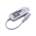 White WiFi RGB light bar controller for LED strips with Magic Home Pro app connectivity