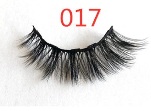 Magnetic false eyelashes set for easy, glue-free application