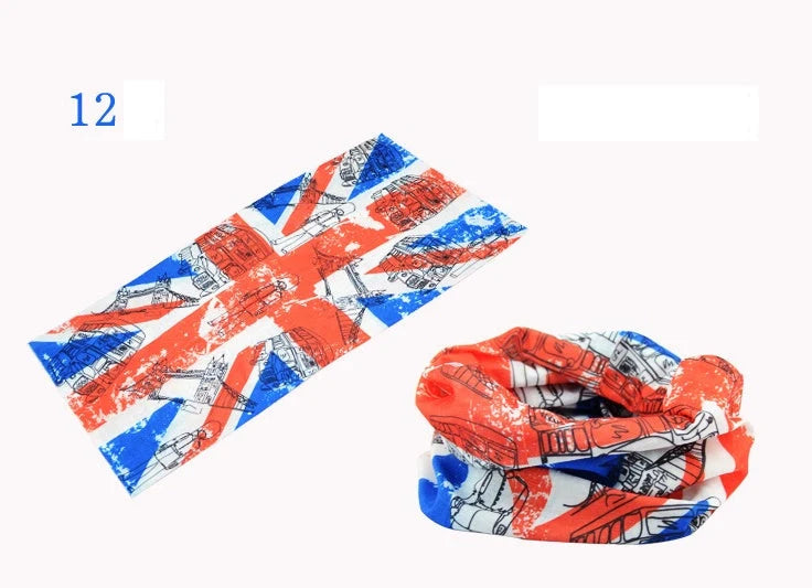 Seamless Outdoor Turban in versatile use as headscarf, scarf, and more