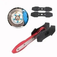 Blue brake piston compressor wrench with 40-75mm range for disc brake caliper retraction