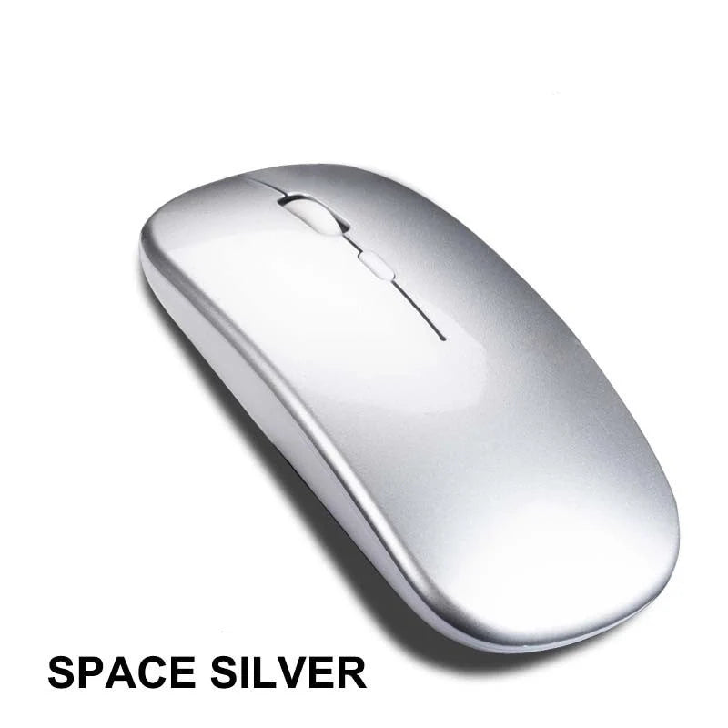 Ergonomic wireless dual-mode mouse with adjustable DPI settings in various colors