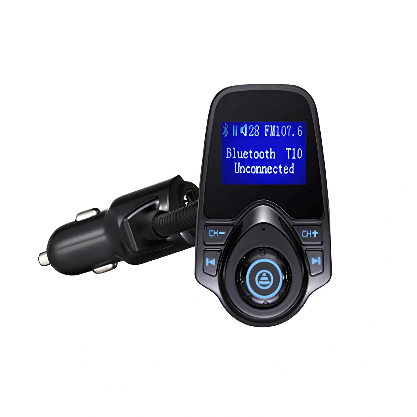 Compact black Bluetooth speaker with fabric mesh front and rubberised base, measuring 18cm wide