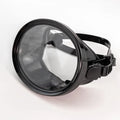 Fisherman Mirror second-generation swimming goggles with HD tempered glass lens and black PVC frame