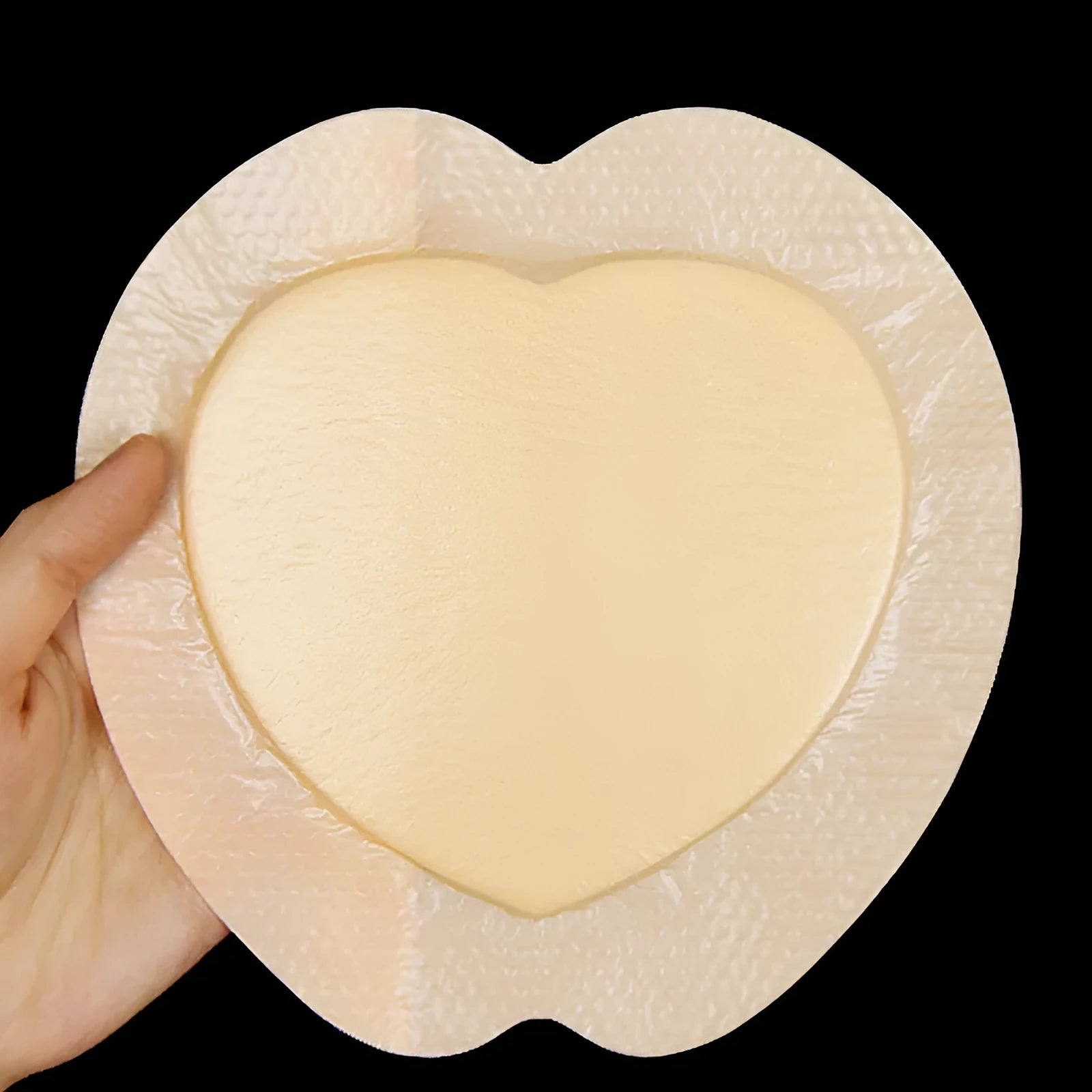 Large skin colour silicone gel foam bedsore sticker dressing for pressure sore prevention