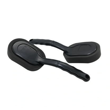 Long handle car tyre wax brush with polyester sponge head for standing application