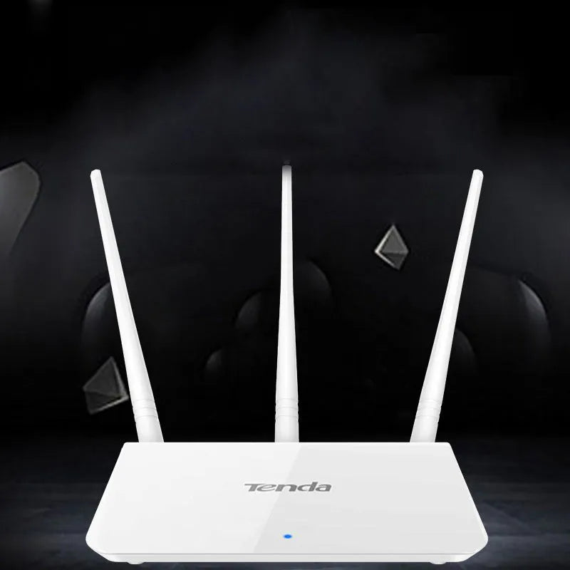 White US-style dual-band wireless router for 2.4GHz and 5GHz Wi-Fi.