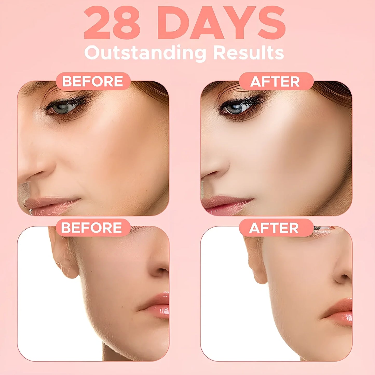 Advance Skin Care 4-in-1 facial serum bottle, 30ml universal essence for all skin types with dropper