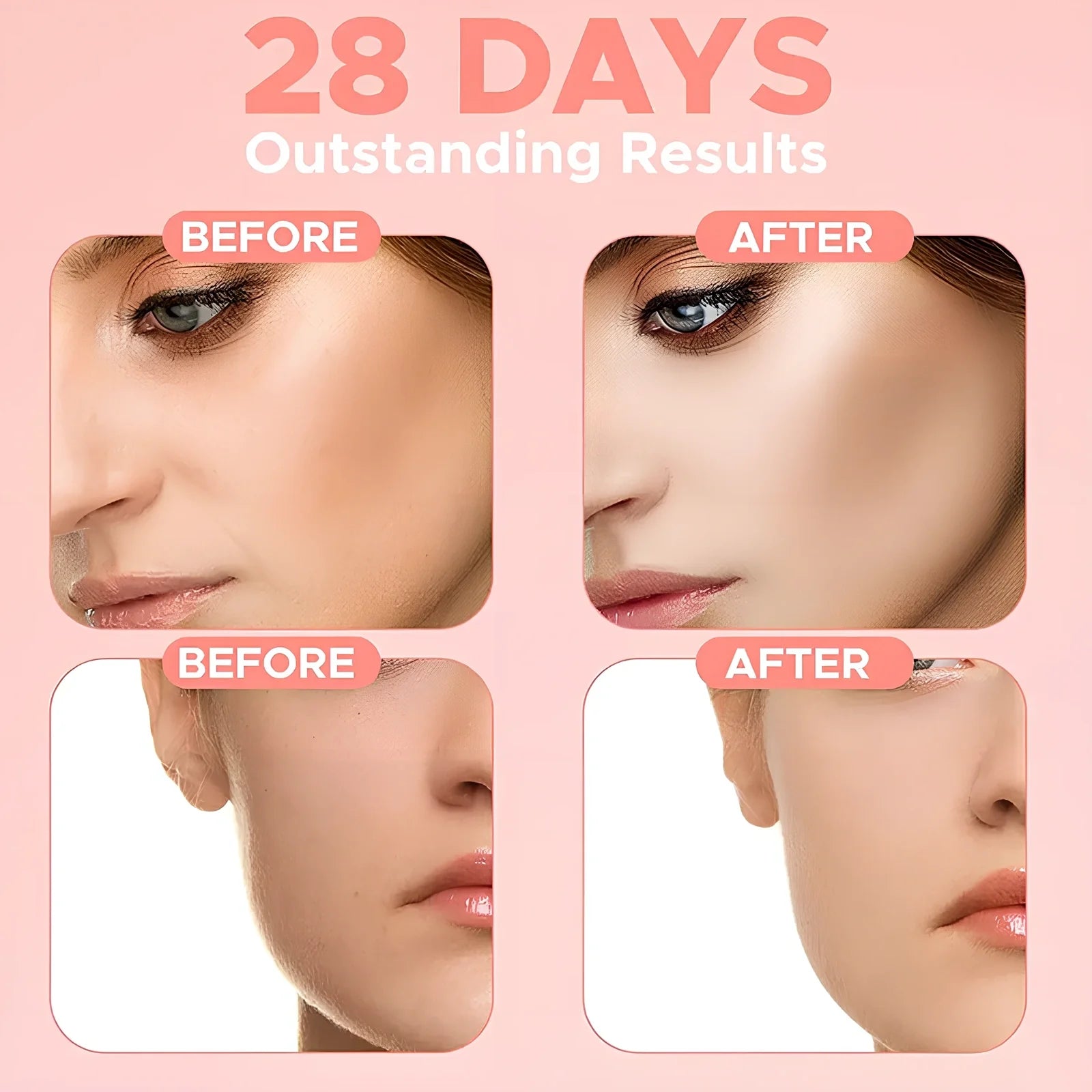 Advance Skin Care 4-in-1 facial serum bottle, 30ml universal essence for all skin types with dropper