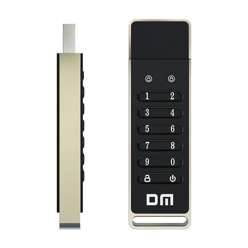 64GB USB 3.0 fingerprint encrypted flash drive with metal shell and password protection