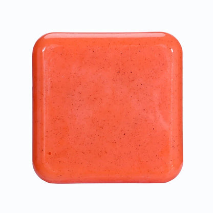 Frosted Handmade Cleansing Bath Turmeric Soap with natural ingredients for skin brightening