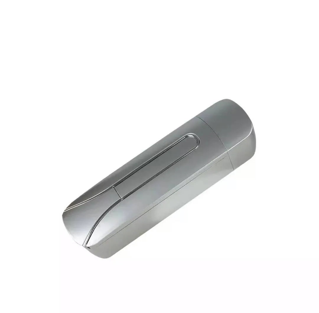 Wall-mounted manual press shampoo dispenser in white ABS plastic with single head, 5.8 x 7 x 23.5 cm