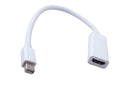 Mini DisplayPort to HDMI adapter cable measuring 24 cm with male Mini DP and female HDMI connectors