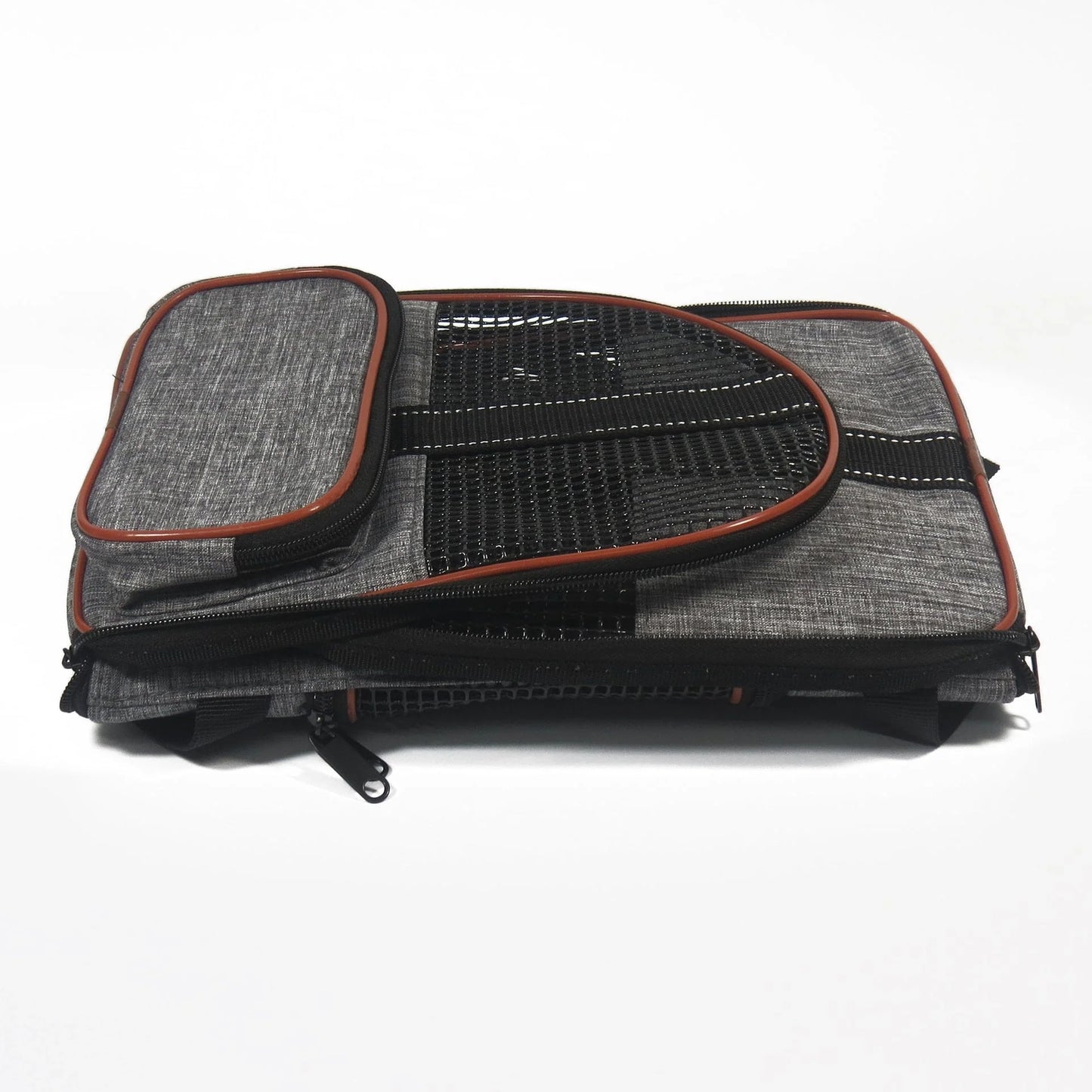 Multi-functional folding pet carrier bag for dogs and cats, waterproof PVC material