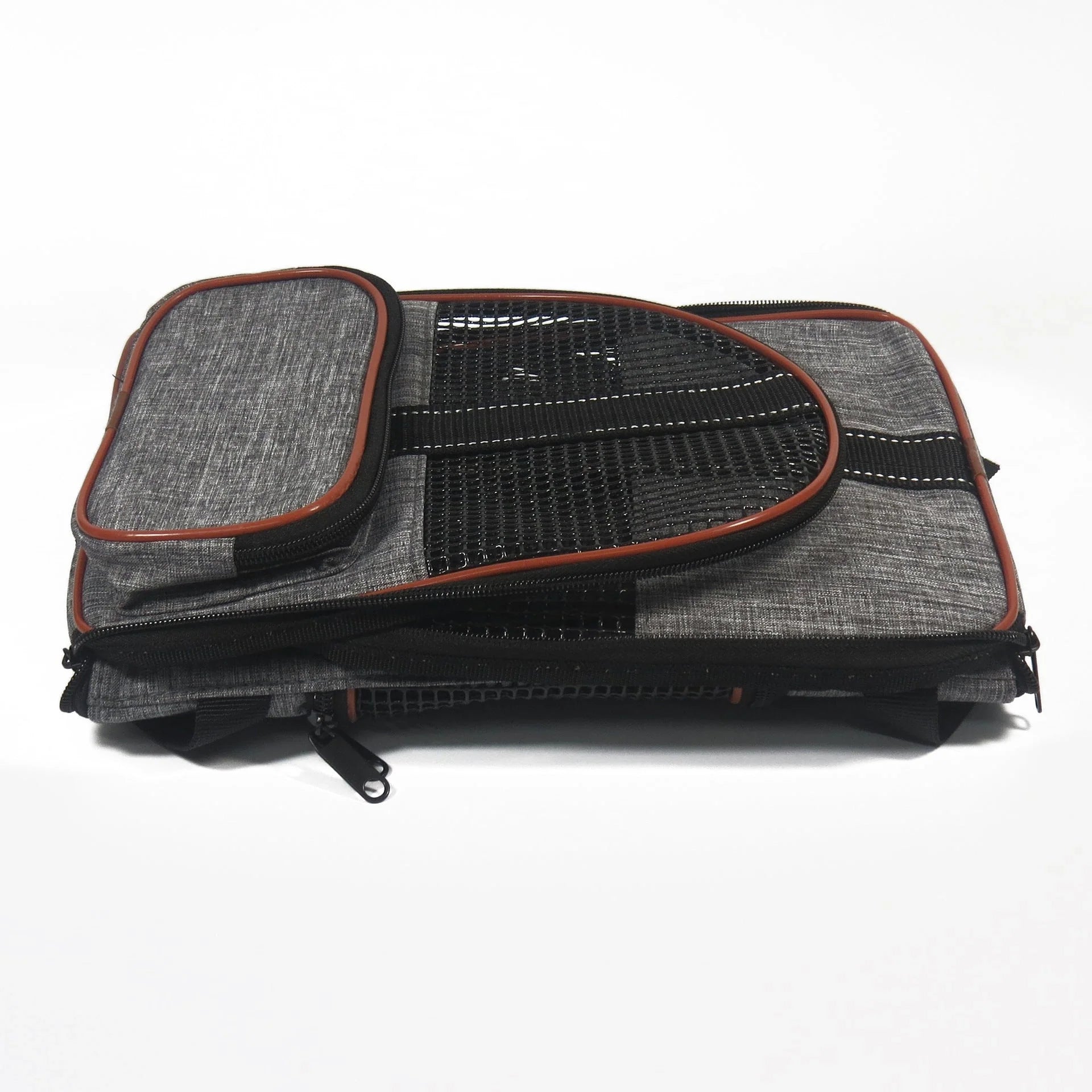 Multi-functional folding pet carrier bag for dogs and cats, waterproof PVC material