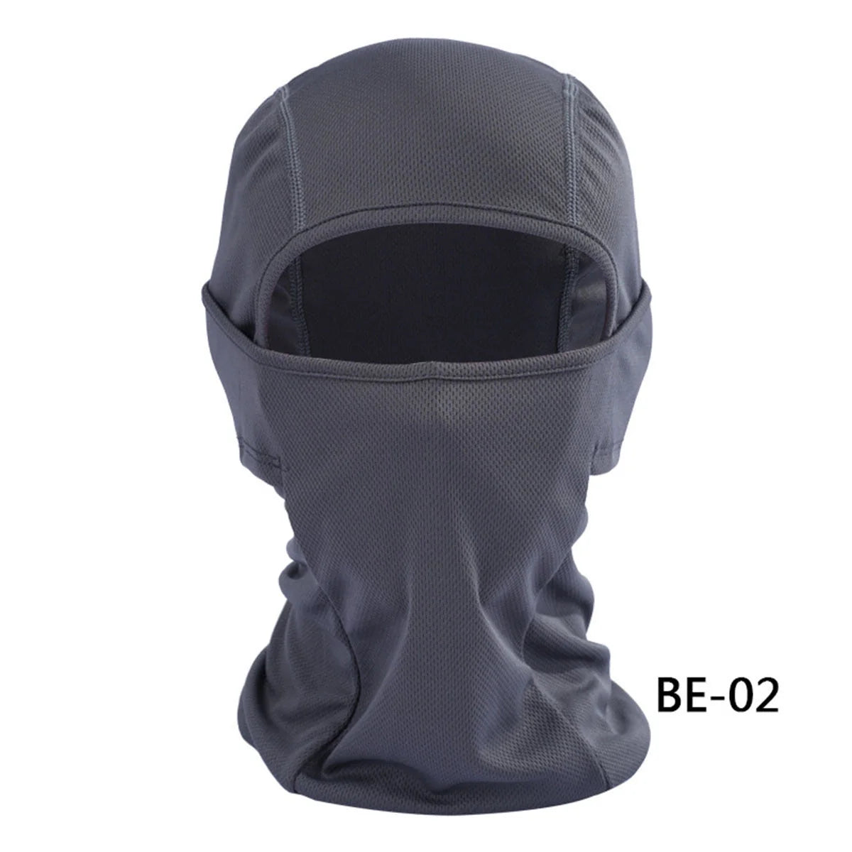Breathable balaclava in black, grey, and sand colour for tactical and outdoor use