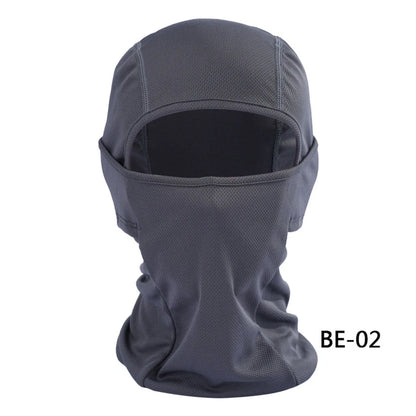 Breathable balaclava in black, grey, and sand colour for tactical and outdoor use