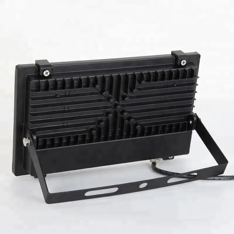 Black Angel Eyes 30W LED projection light with aluminium alloy housing and tempered glass lampshade.