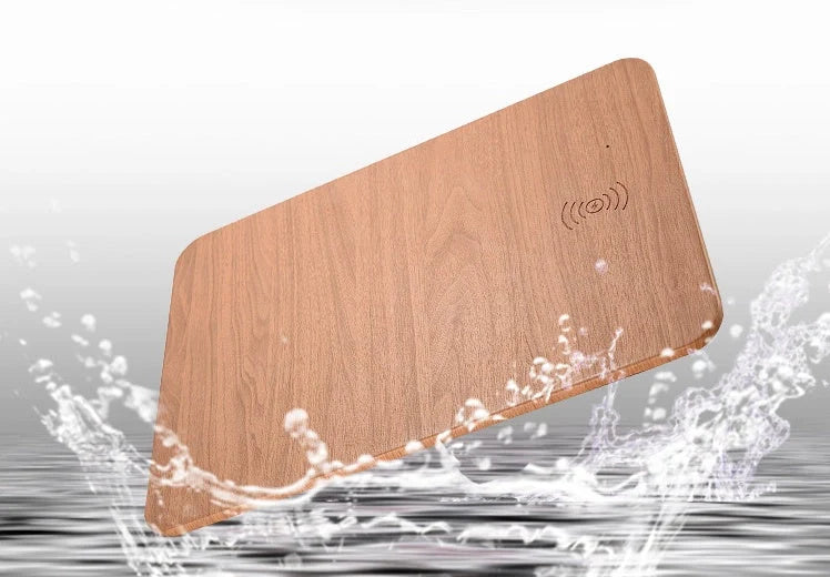 Wooden wireless charger with QI 1.1 standard and 5W output