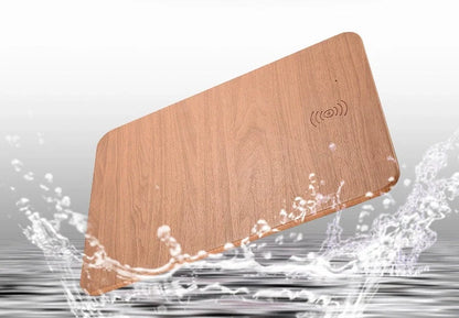 Wooden wireless charger with QI 1.1 standard and 5W output