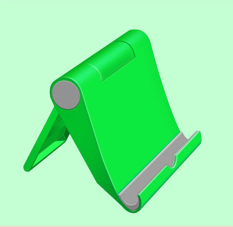 Adjustable PE folding mobile phone stand in various colors