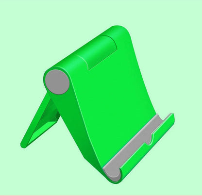 Adjustable PE folding mobile phone stand in various colors
