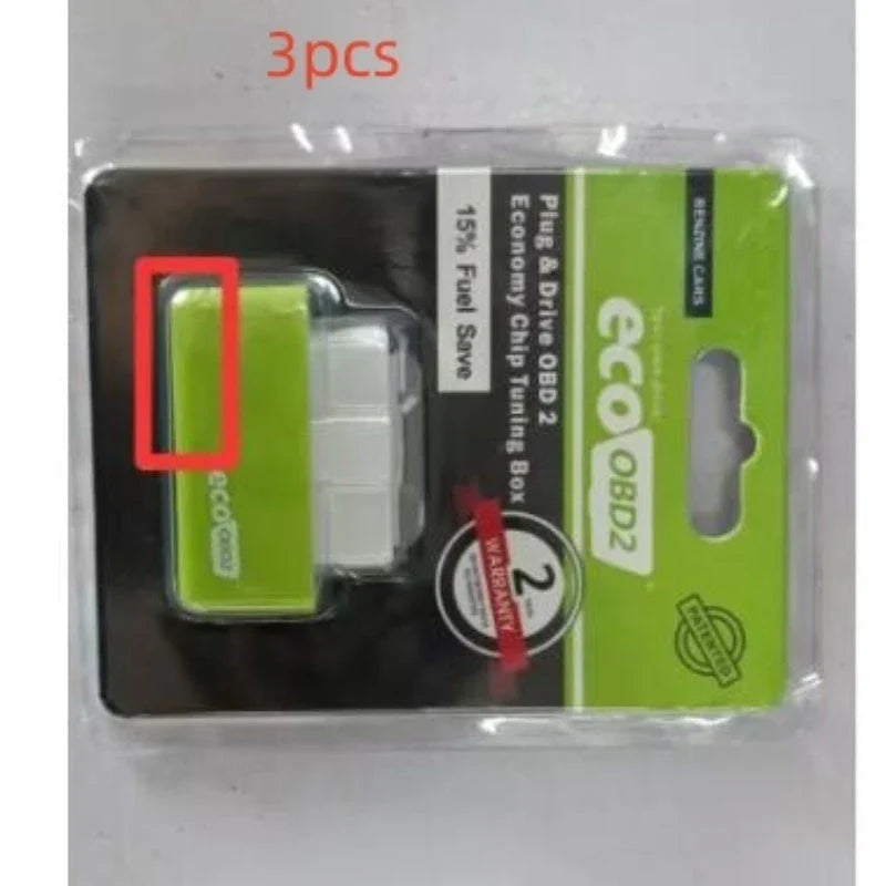 ECO OBD2 Driver Chip Tuning Box for gasoline cars, reduces fuel consumption by up to 15%