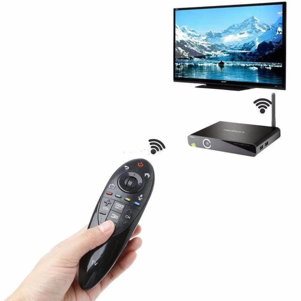 Black LG AN-MR500G compatible replacement remote control showing button layout.