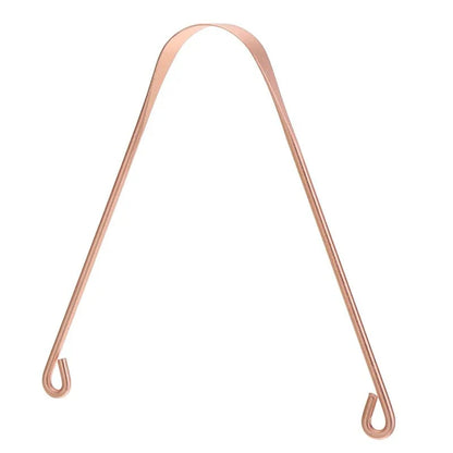 Copper tongue scraper for effective oral hygiene and fresher breath