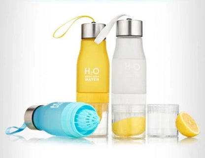 Frosted Plastic Lemon Cup in various colours, BPA-free, 650ml capacity