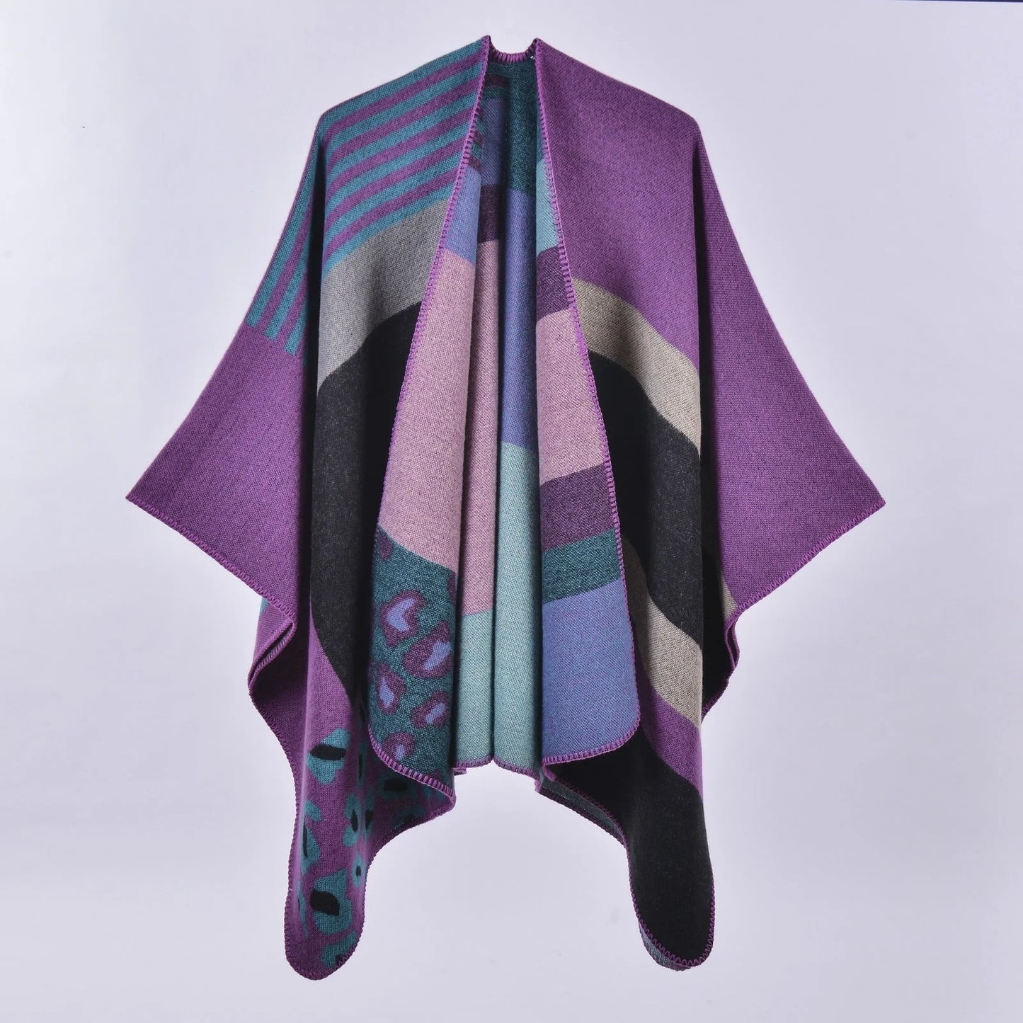 Lattice pattern ladies travel shawl in various colours for autumn and winter warmth