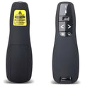 2.4G wireless laser pointer for presentations with USB receiver storage slot