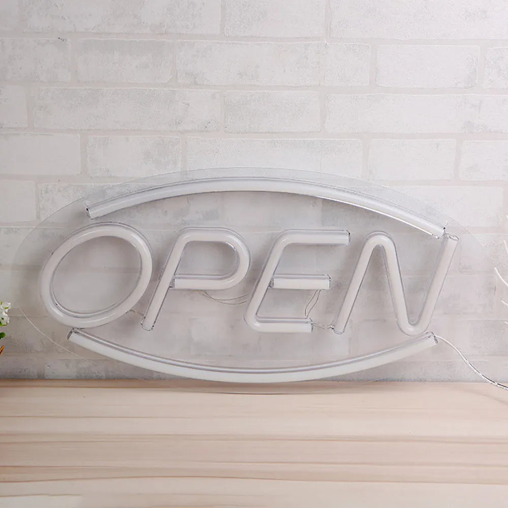 LED neon light with acrylic back panel in rainbow colour, USB powered for bedroom decoration