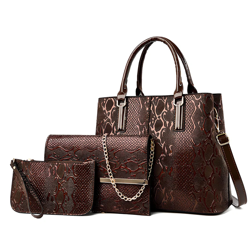 Black horizontal square women's messenger bag in PU with zipper top, single adjustable strap, and car suture edges - 25cm wide shoulder tote