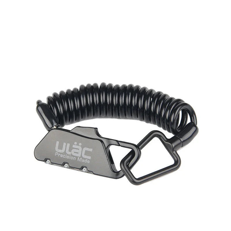Universal Anti Theft Code Lock Rope for Motorcycle Helmet in multiple colours